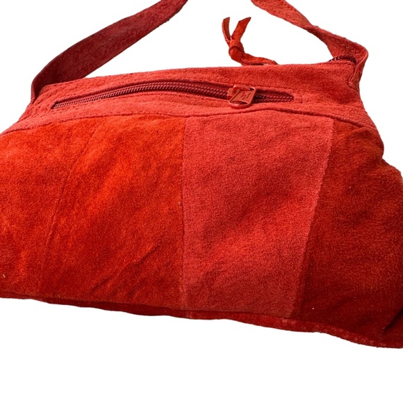 Women's genuine leather handmade red purse. - Picture 3 of 7